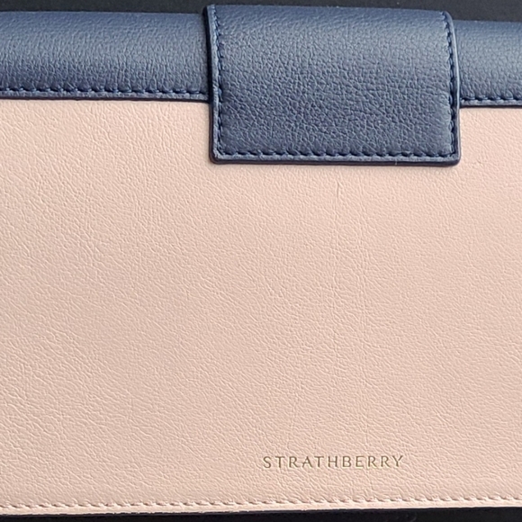 Strathberry Mini Crescent Leather Shoulder Bag - Picture 8 of 9